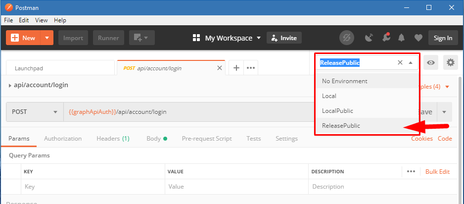 API SDK MShopKeeper Postman Import 7